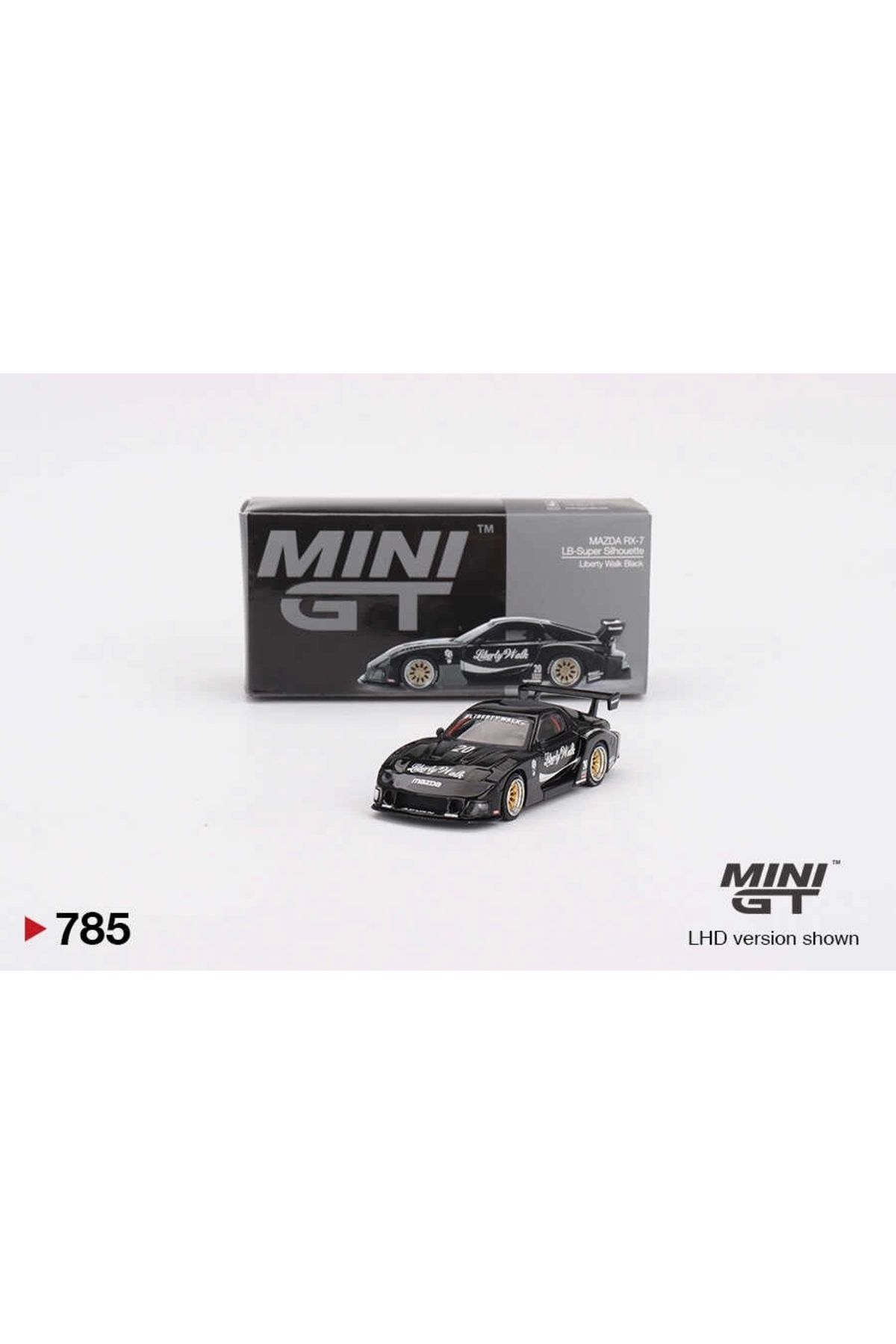 Mini GT 1:64 Mazda RX-7 LB-Super Silhouette Liberty Walk Siyah Model Araba (No. 785) Mini GT 1:64 Mazda RX-7 LB-Super Silhouette Liberty Walk Siyah Model Araba (No. 785)