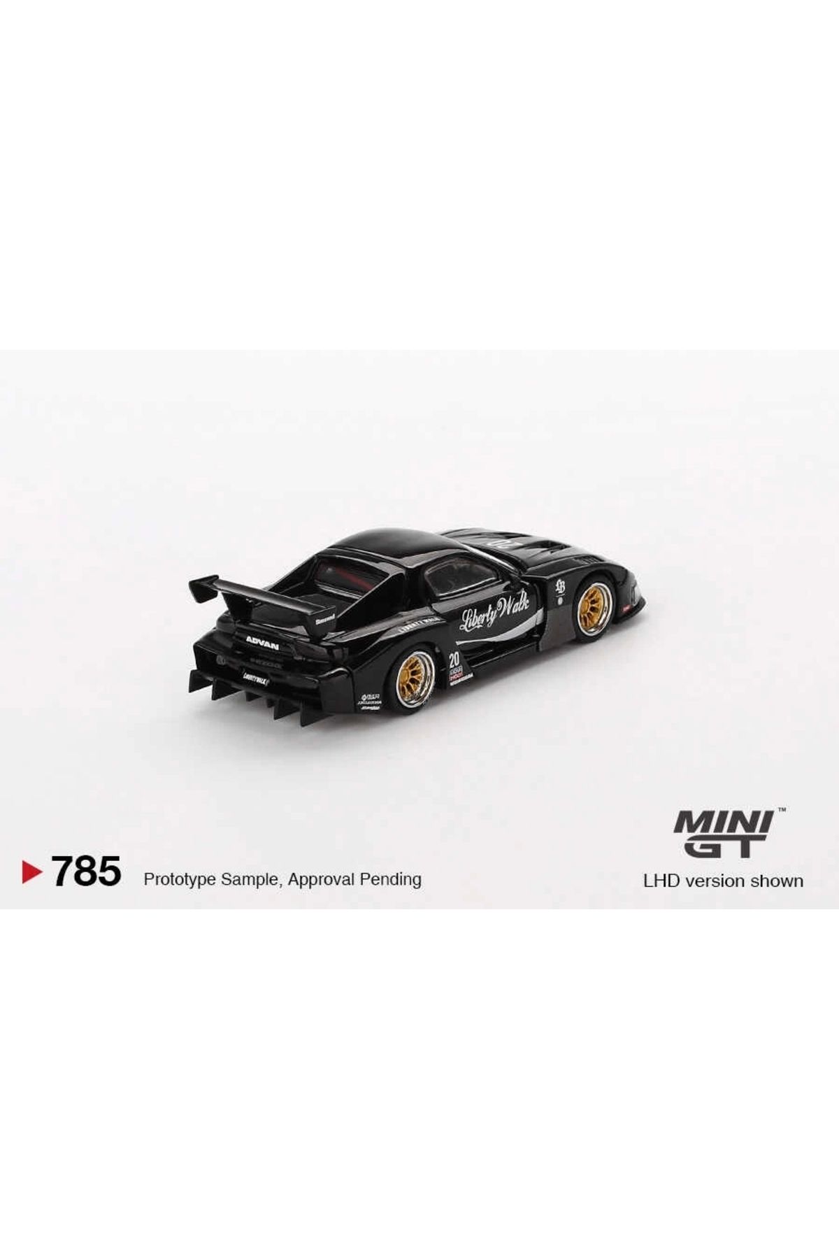 Mini GT 1:64 Mazda RX-7 LB-Super Silhouette Liberty Walk Siyah Model Araba (No. 785) Mini GT 1:64 Mazda RX-7 LB-Super Silhouette Liberty Walk Siyah Model Araba (No. 785)