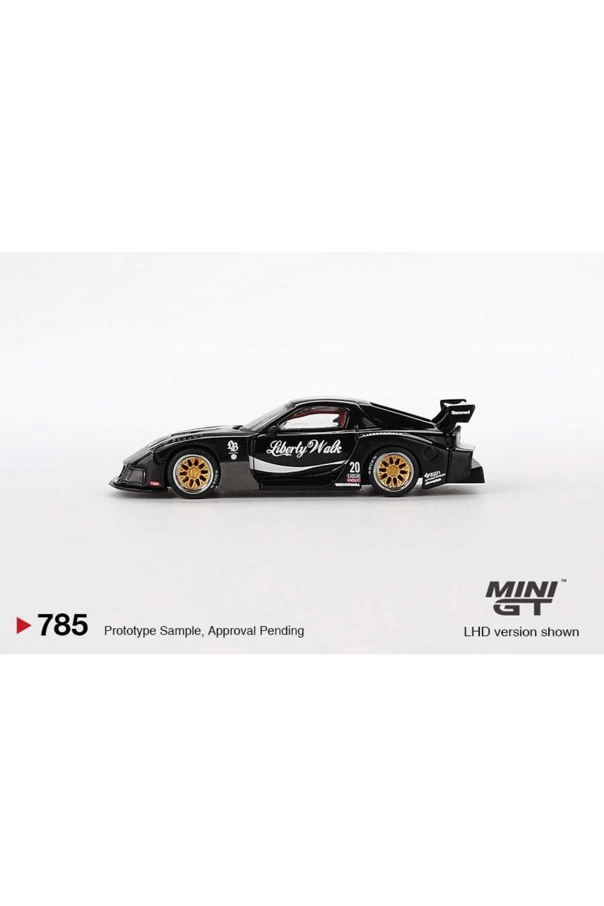 Mini GT 1:64 Mazda RX-7 LB-Super Silhouette Liberty Walk Siyah Model Araba (No. 785) Mini GT 1:64 Mazda RX-7 LB-Super Silhouette Liberty Walk Siyah Model Araba (No. 785)