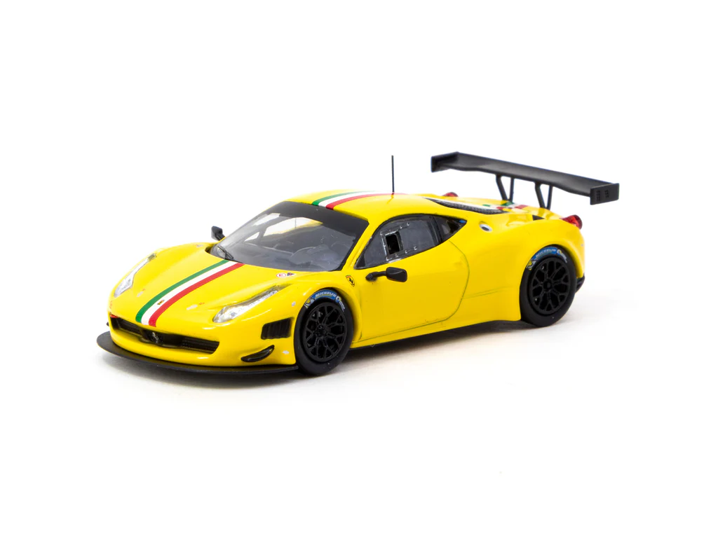 Tarmac Works 1:64 Ferrari 458 Italia GT3 Sarı Model Araba – Road64 Serisi Tarmac Works 1:64 Ferrari 458 Italia GT3 Sarı Model Araba – Road64 Serisi