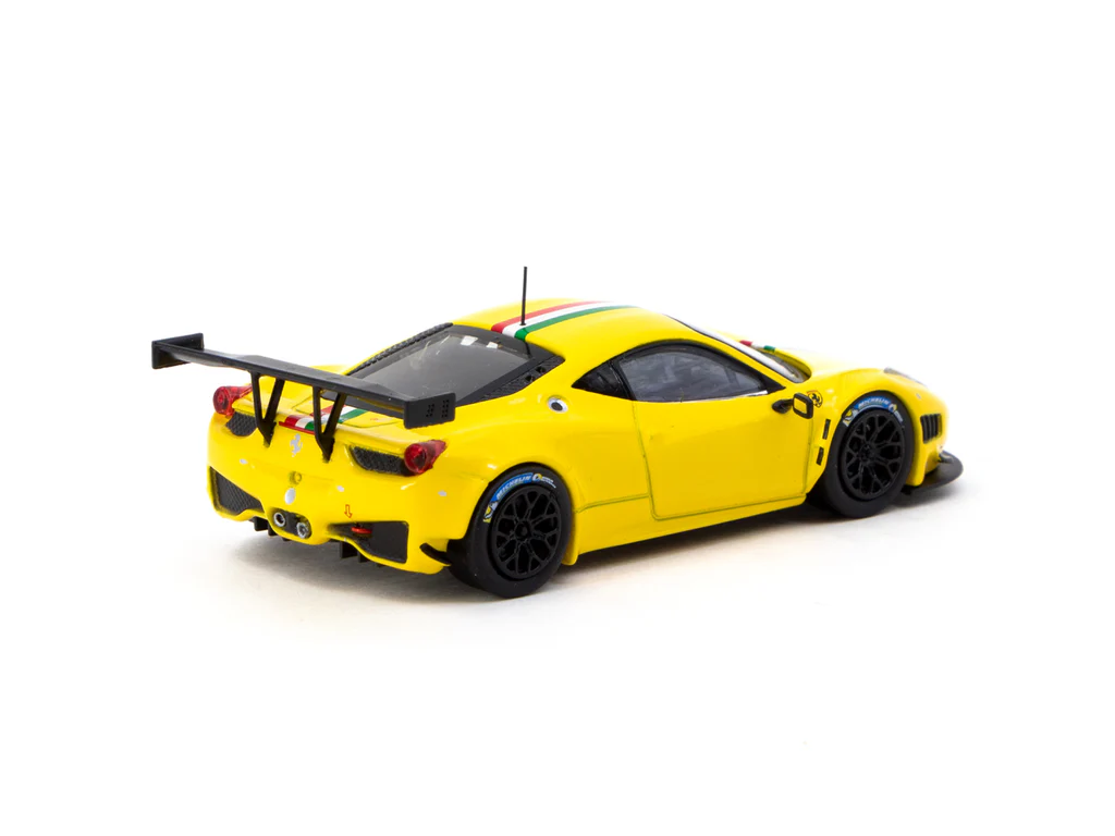 Tarmac Works 1:64 Ferrari 458 Italia GT3 Sarı Model Araba – Road64 Serisi Tarmac Works 1:64 Ferrari 458 Italia GT3 Sarı Model Araba – Road64 Serisi