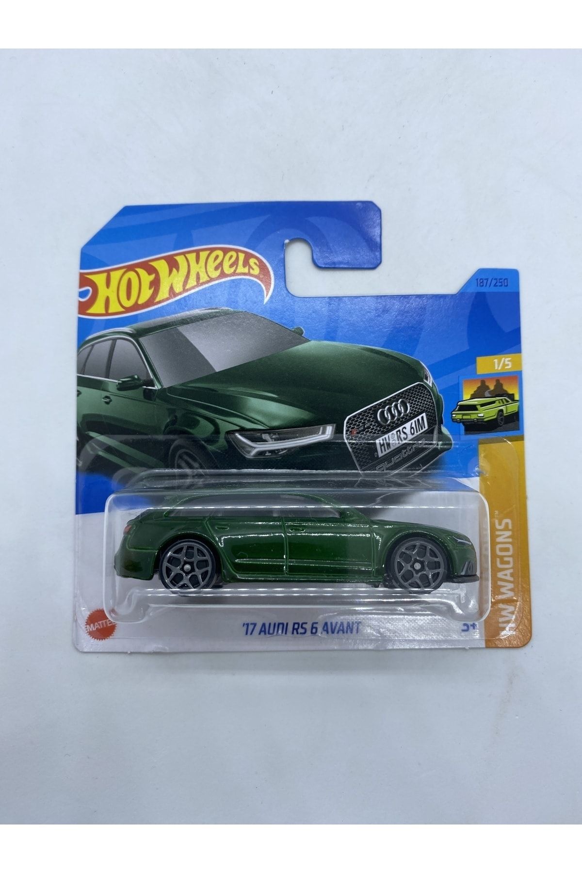 Hot Wheels 17 Audi RS 6 Avant *Yeşil Hot Wheels 17 Audi RS 6 Avant *Yeşil