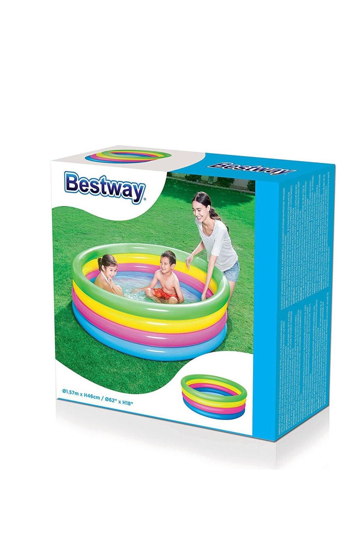 Bestway 51117, 4 Boğum, Şişme Aile Ve Çocuk Havuzu (157X46 CM) Bestway 51117, 4 Boğum, Şişme Aile Ve Çocuk Havuzu (157X46 CM)