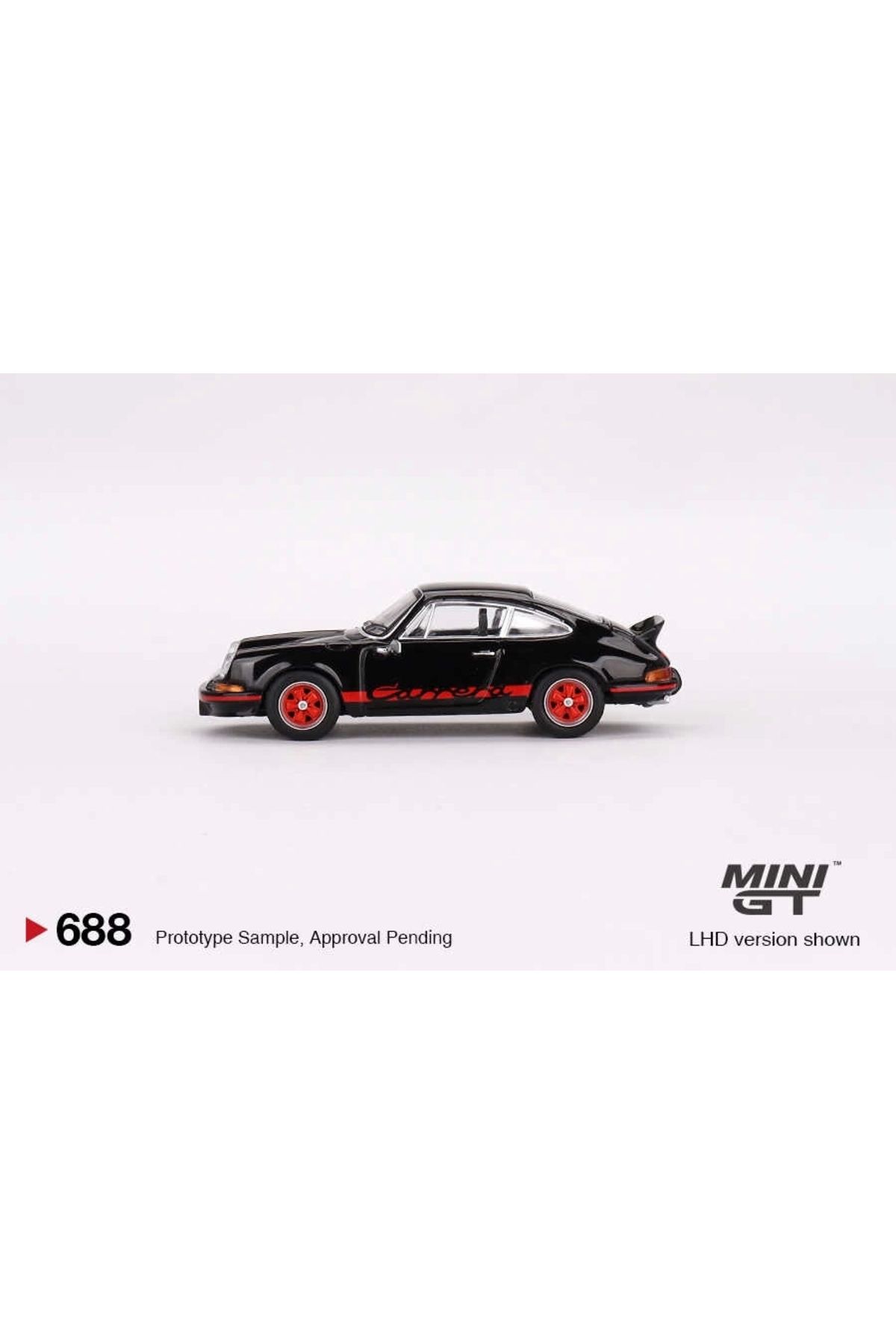 Mini GT 1:64 Porsche 911 Carrera RS 2.7 – Siyah & Kırmızı Jantlı Diecast Model Araba 688 Mini GT 1:64 Porsche 911 Carrera RS 2.7 – Siyah & Kırmızı Jantlı Diecast Model Araba 688