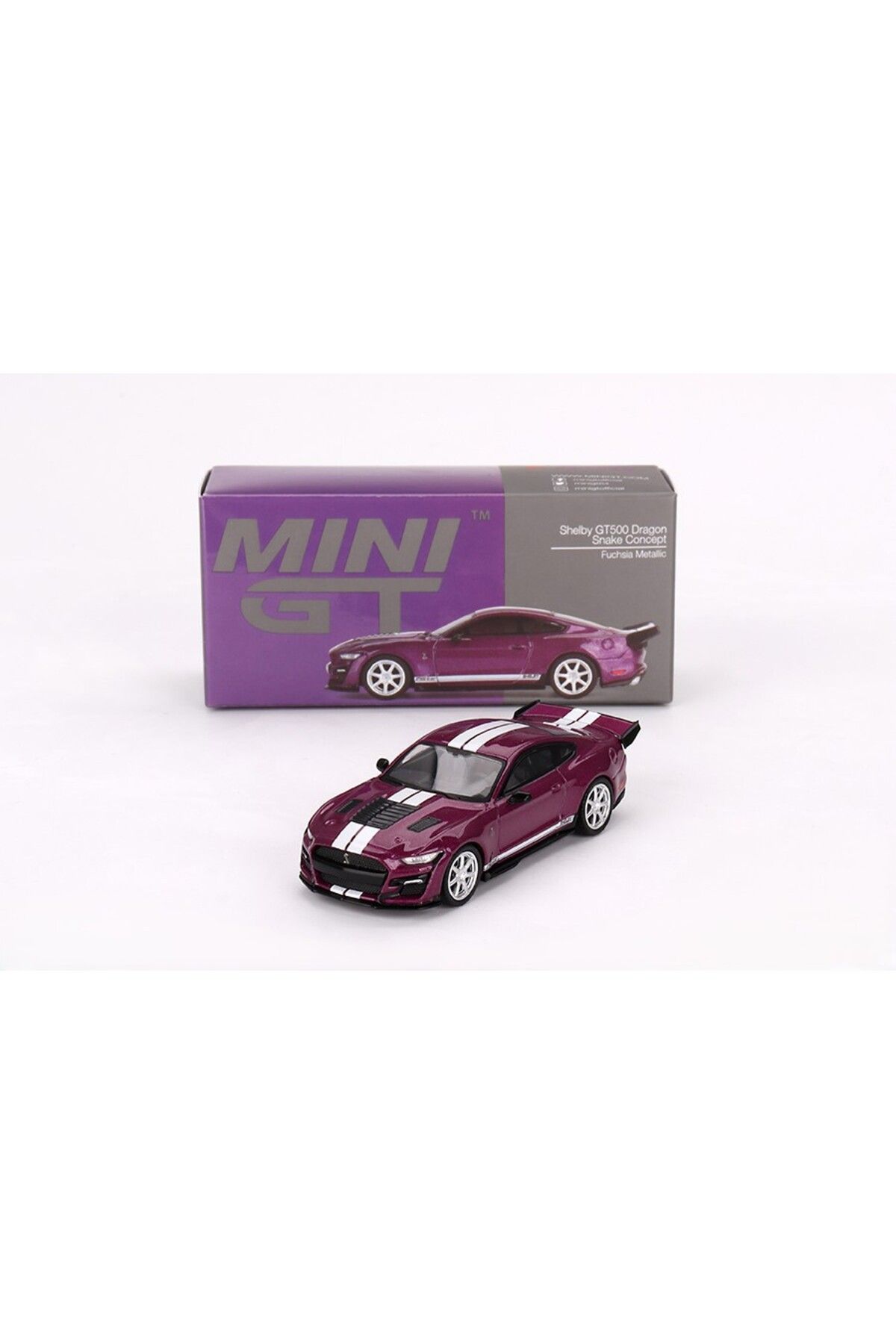 Mini GT 1:64 Shelby GT500 Dragon Snake Concept – Fuşya Metalik Model Araba Mini GT 1:64 Shelby GT500 Dragon Snake Concept – Fuşya Metalik Model Araba