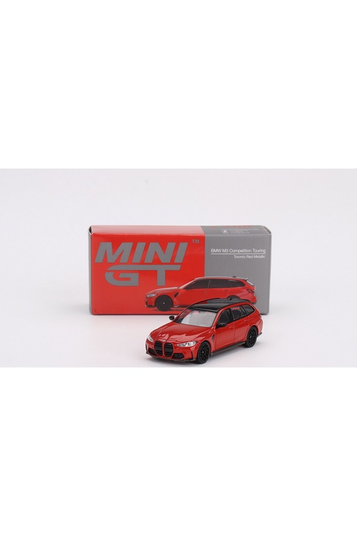 Mini GT 1:64 BMW M3 Competition Touring – Toronto Kırmızısı Metalik Model Araba Mini GT 1:64 BMW M3 Competition Touring – Toronto Kırmızısı Metalik Model Araba