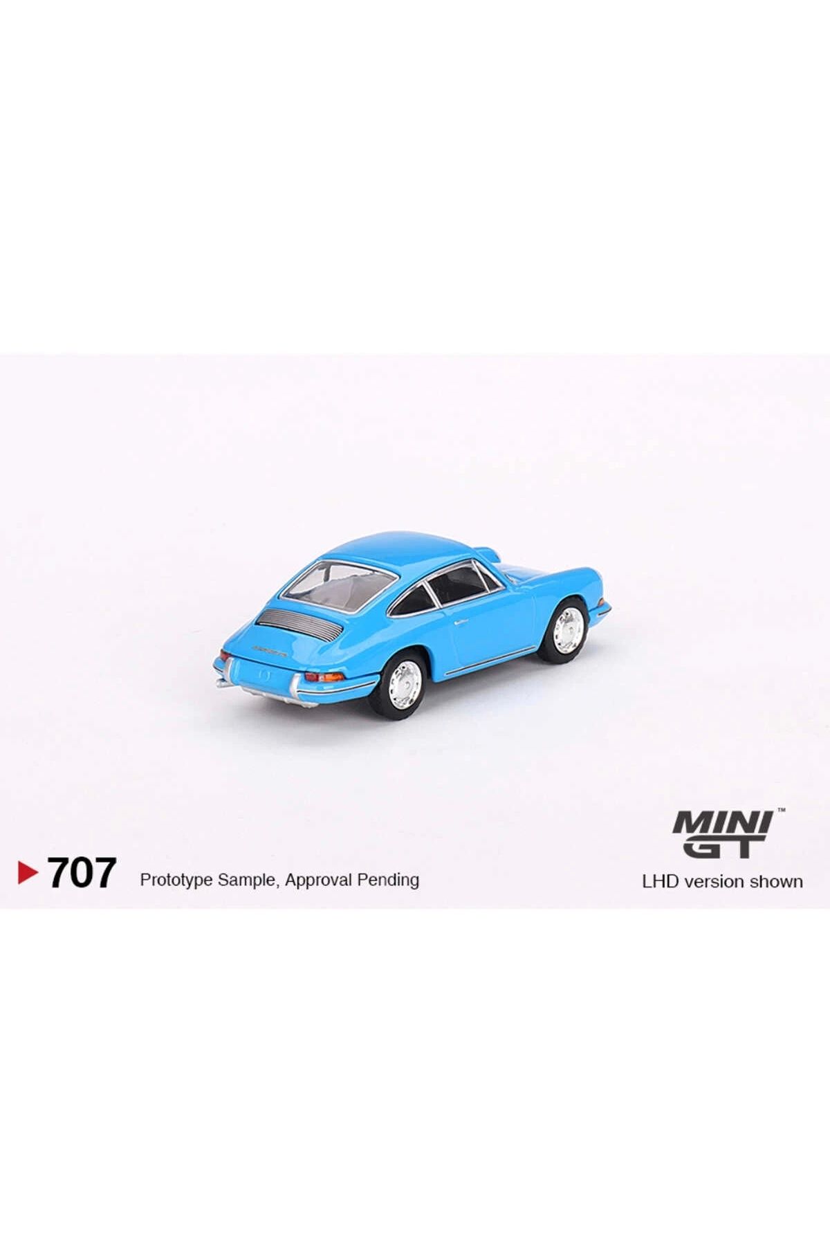 Mini GT 1:64 Porsche 901 (1963) Quicksilver – Mavi Diecast Model Araba 707 Mini GT 1:64 Porsche 901 (1963) Quicksilver – Mavi Diecast Model Araba 707