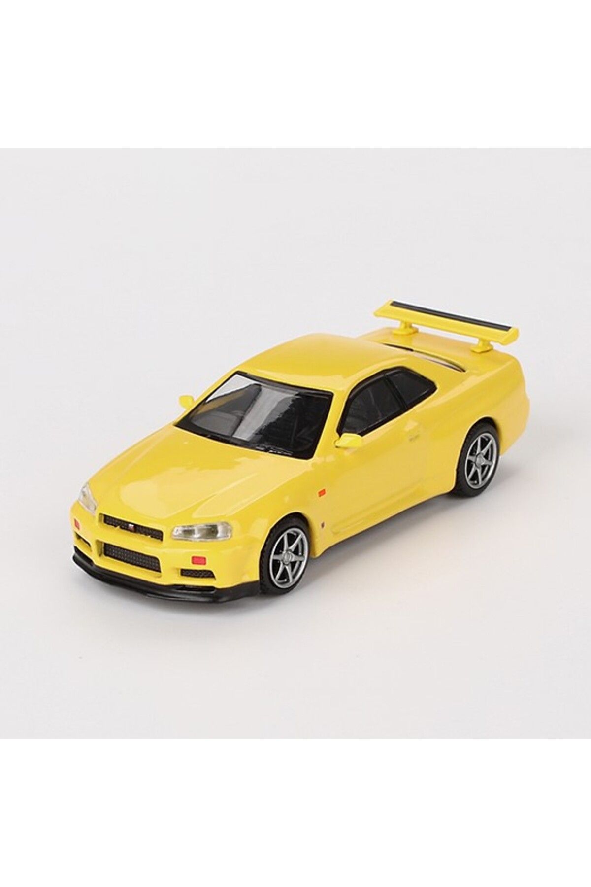 Mini GT 1:64 Nissan Skyline GT-R (R34) V-Spec – Lightning Yellow Model Araba Mini GT 1:64 Nissan Skyline GT-R (R34) V-Spec – Lightning Yellow Model Araba