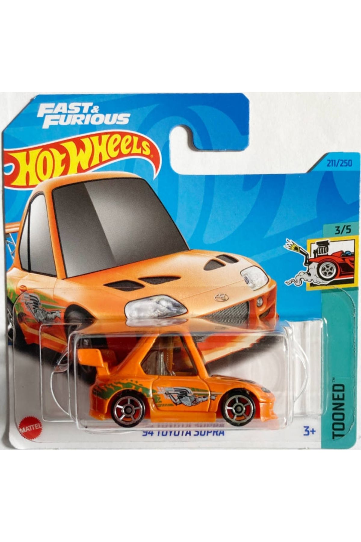 `94 Toyota Supra Tooned Oyuncak Araba Fast And Furious `94 Toyota Supra Tooned Oyuncak Araba Fast And Furious