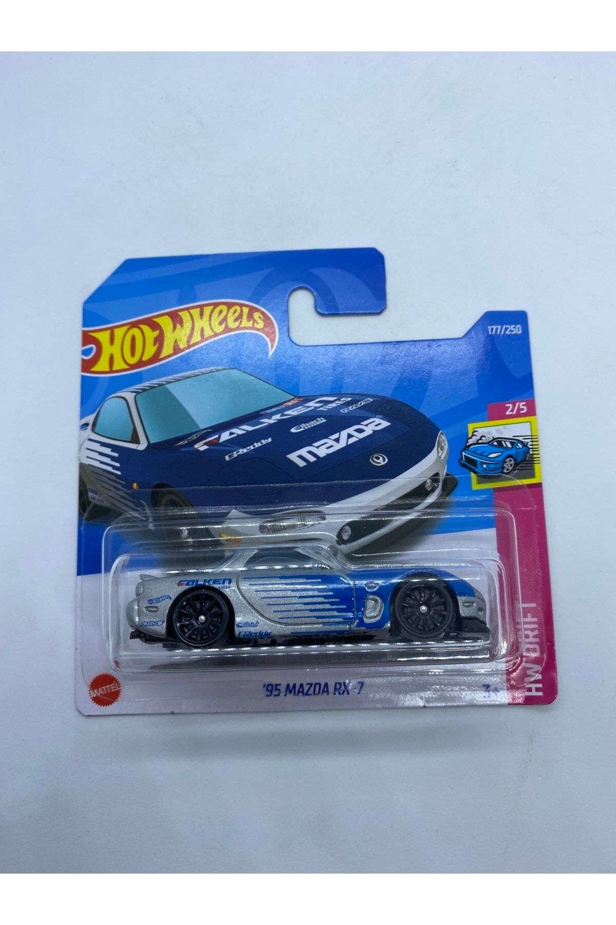 Hot Wheels 95 Mazda Rx-7 Falken Gri Hot Wheels 95 Mazda Rx-7 Falken Gri