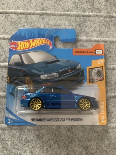 Hot Wheels `98 Subaru Impreza 22B STI-Version – 1:64 Ölçekli Mavi Diecast Model Araba Hot Wheels `98 Subaru Impreza 22B STI-Version – 1:64 Ölçekli Mavi Diecast Model Araba