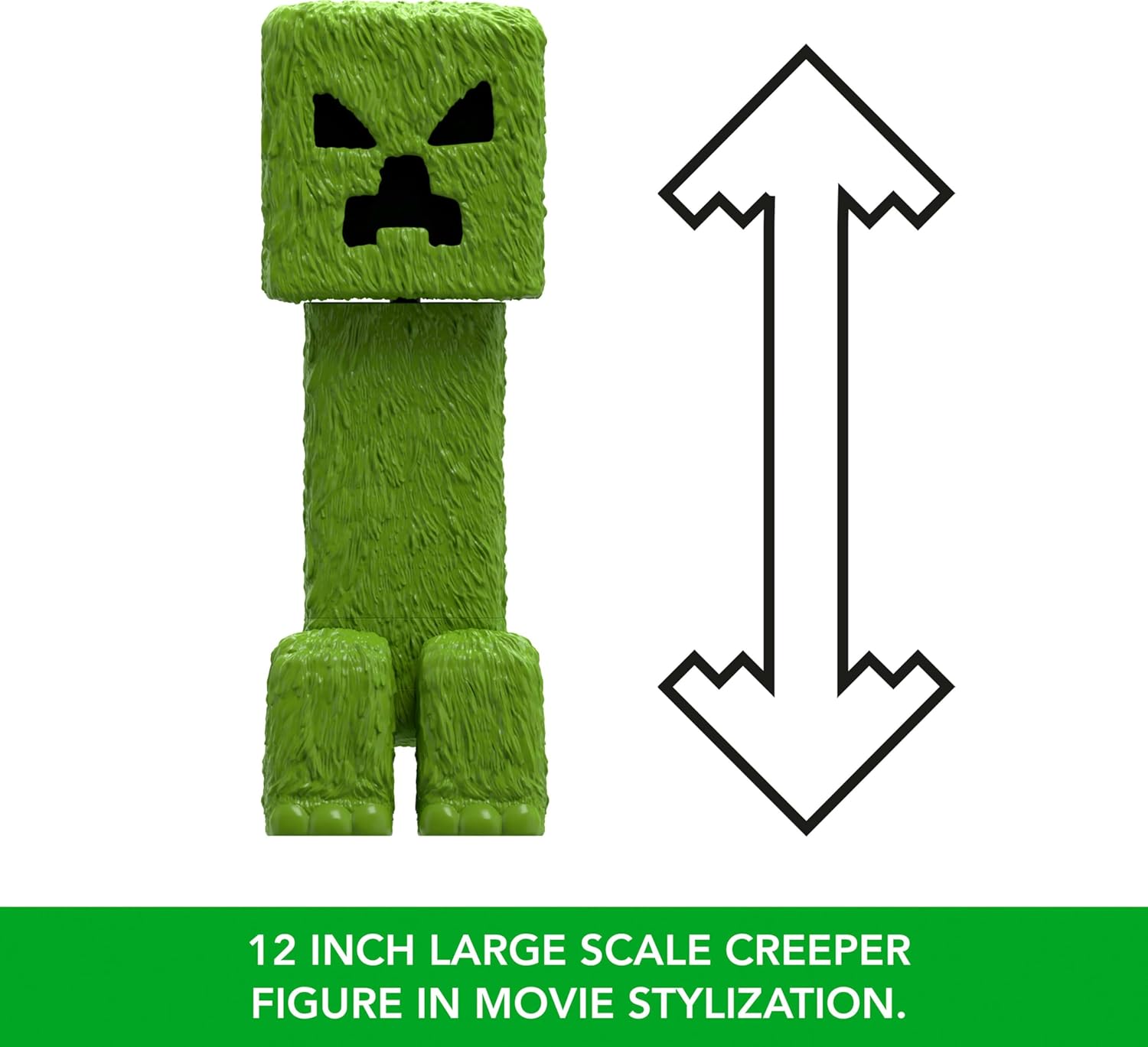 Minecraft Movie Creeper Figür 30cm – Hareketli Baş ve Ayaklar Minecraft Movie Creeper Figür 30cm – Hareketli Baş ve Ayaklar