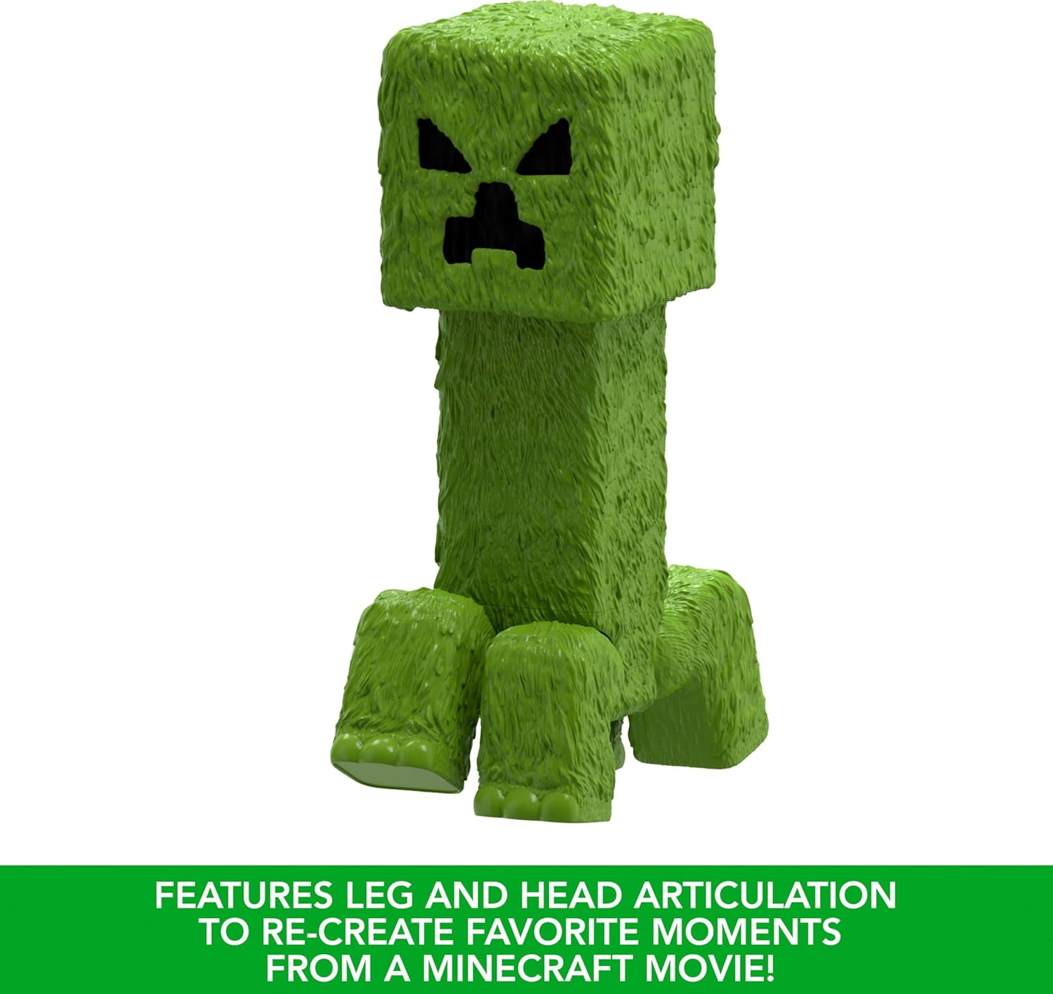 Minecraft Movie Creeper Figür 30cm – Hareketli Baş ve Ayaklar Minecraft Movie Creeper Figür 30cm – Hareketli Baş ve Ayaklar