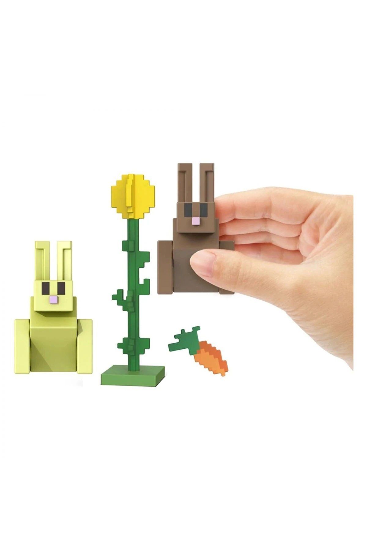 Minecraft Aksesuarlı Figürler Rabbits GTP08-HTN12 Minecraft Aksesuarlı Figürler Rabbits GTP08-HTN12