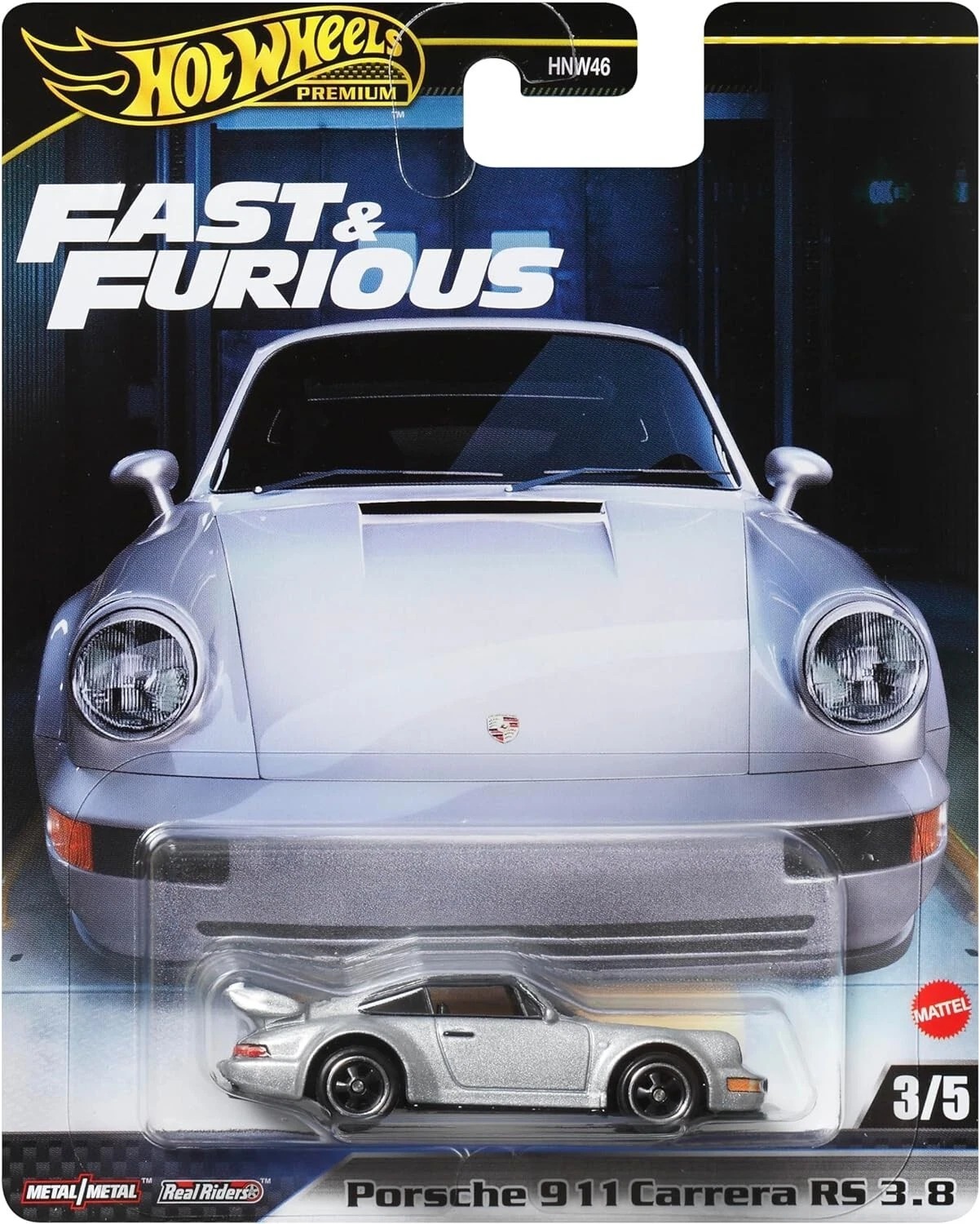 Hot Wheels Premium Porsche 911 Carrera RS 3.8 – Fast & Furious Serisi, 1:64 Diecast Model Araba Hot Wheels Premium Porsche 911 Carrera RS 3.8 – Fast & Furious Serisi, 1:64 Diecast Model Araba