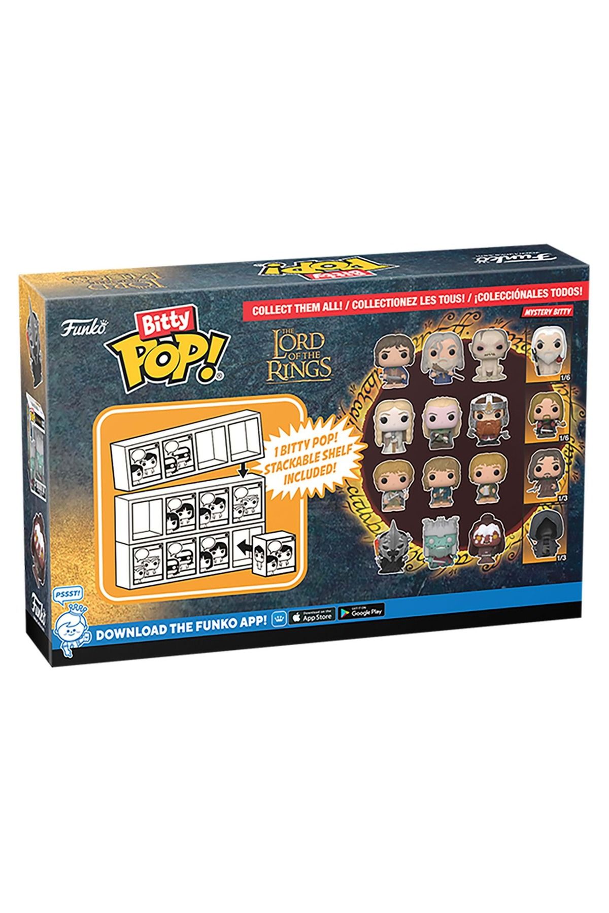 Funko Pop Bitty POP! Lord of the Rings - Frodo 4 Pack Mini Vinyl Figure Set Figür Funko Pop Bitty POP! Lord of the Rings - Frodo 4 Pack Mini Vinyl Figure Set Figür