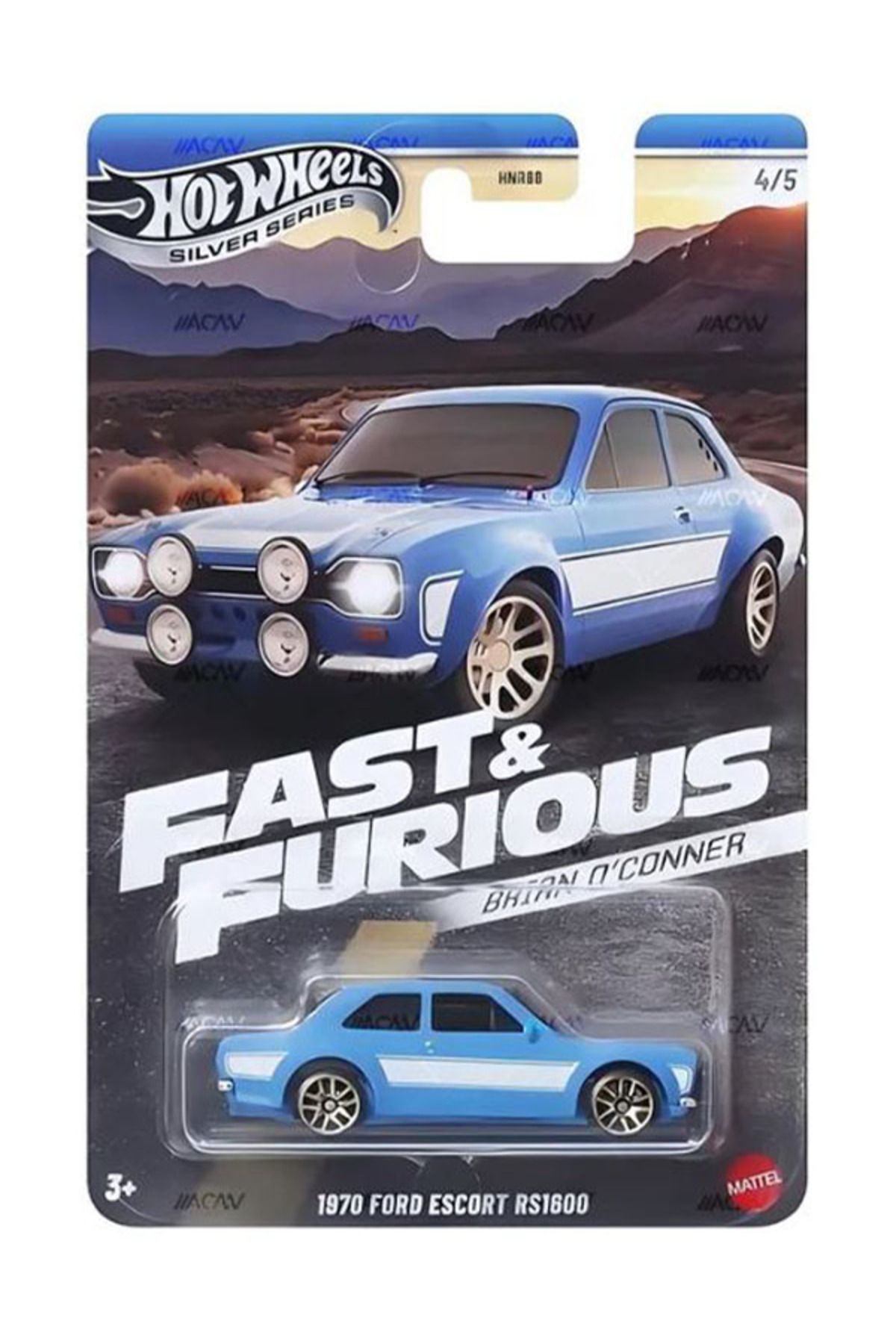 Hot Wheels Brian O`conner 1970 Ford Escort Rs1600 4/5 Fast & Furious Hot Wheels Brian O`conner 1970 Ford Escort Rs1600 4/5 Fast & Furious