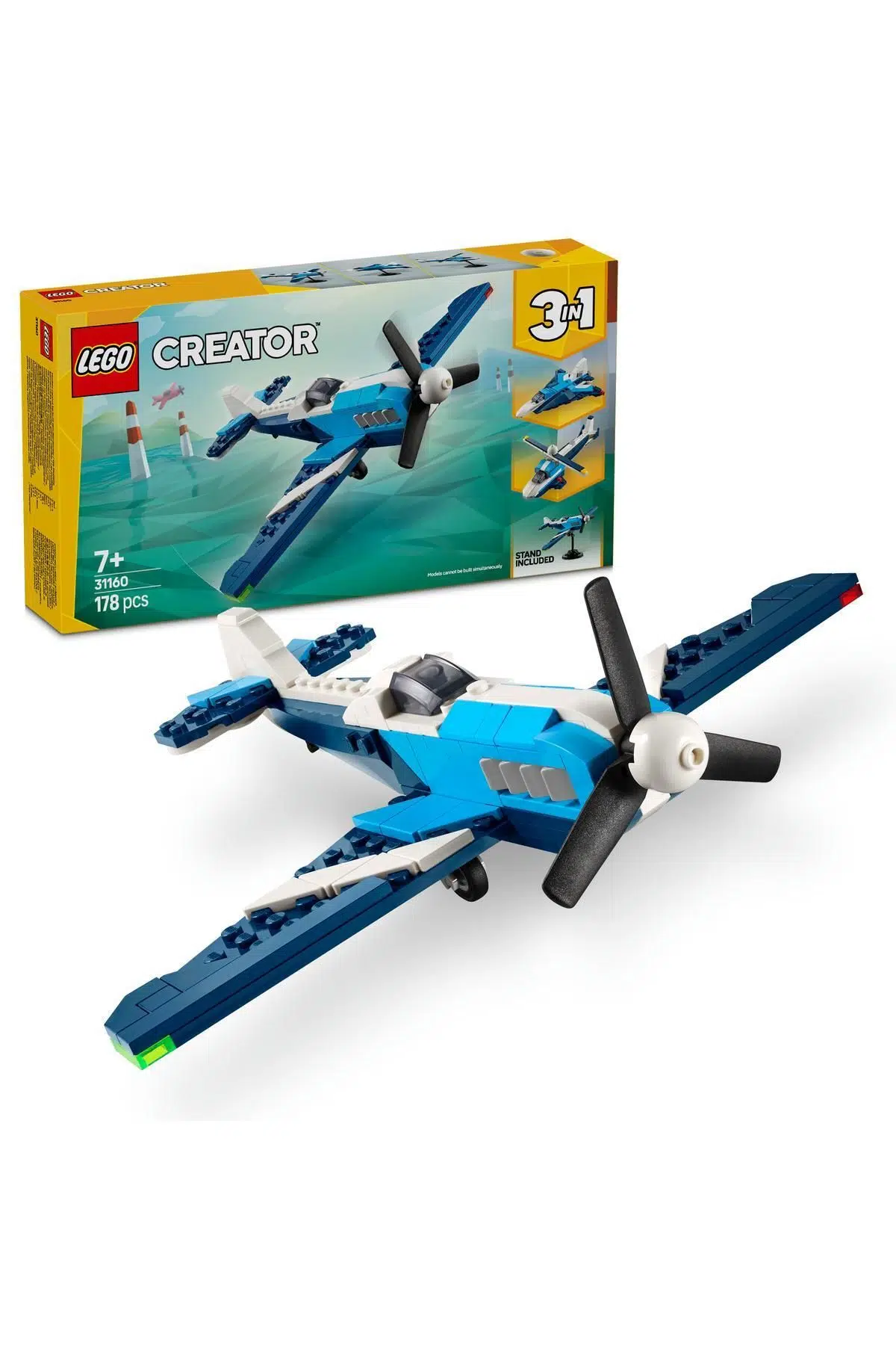 Lego® Creator 3'ü 1 Arada Uçak: Yarış Uçağı 31160 - 7 Yaş ve Üzeri