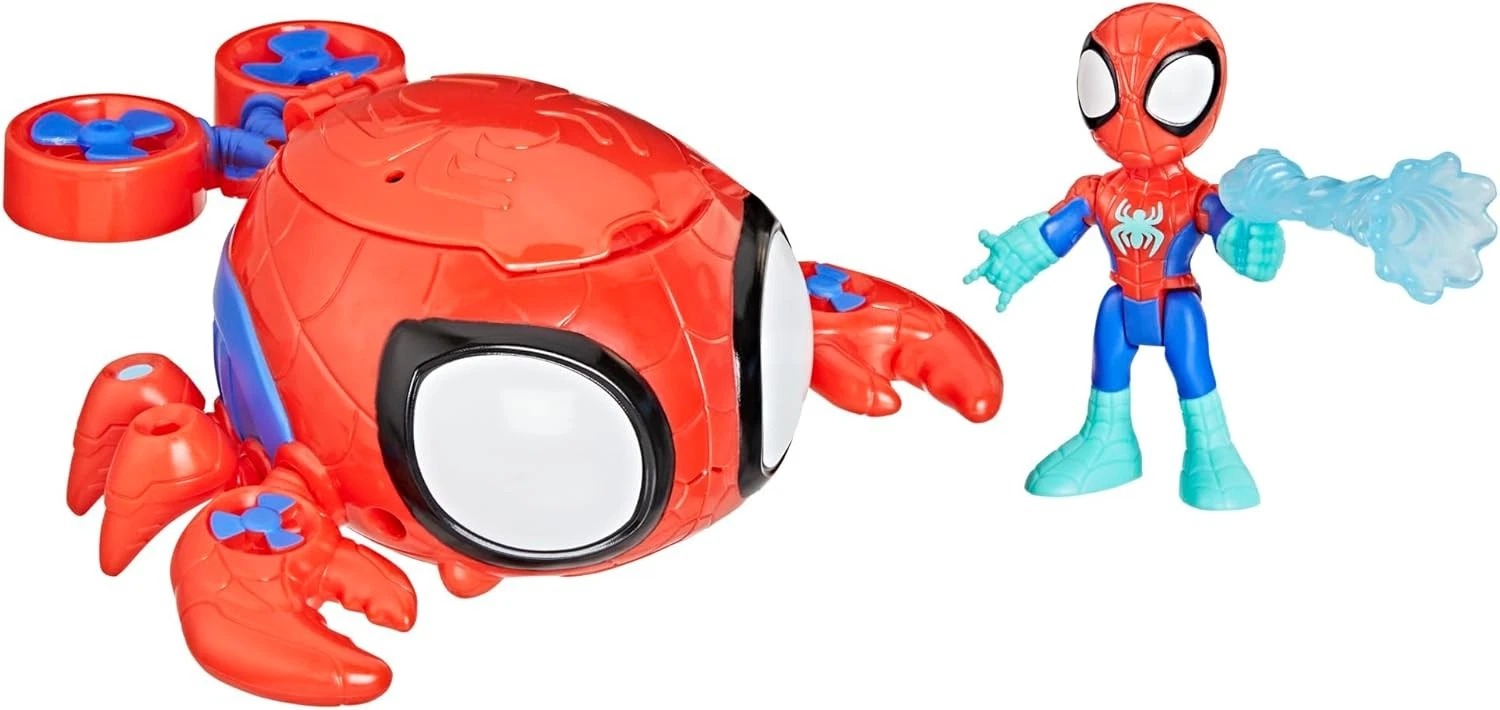 Marvel Spidey and His Amazing Friends Water Webs Spider-Crab Figür Seti Marvel Spidey and His Amazing Friends Water Webs Spider-Crab Figür Seti