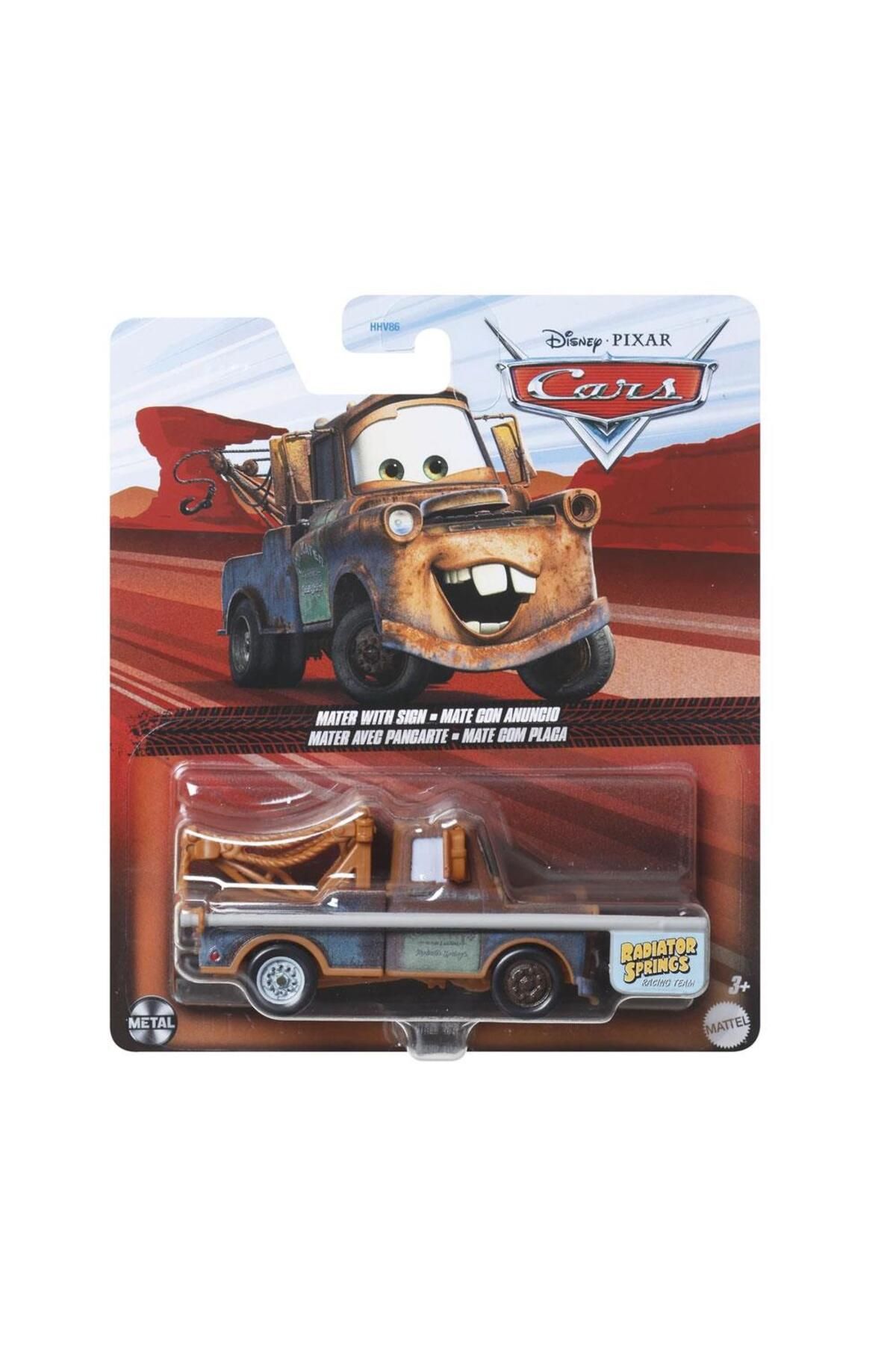 Cars Disney Cars Tekli Karakter Araçlar MATER WITH SIGN DXV29-HTX86 Cars Disney Cars Tekli Karakter Araçlar MATER WITH SIGN DXV29-HTX86