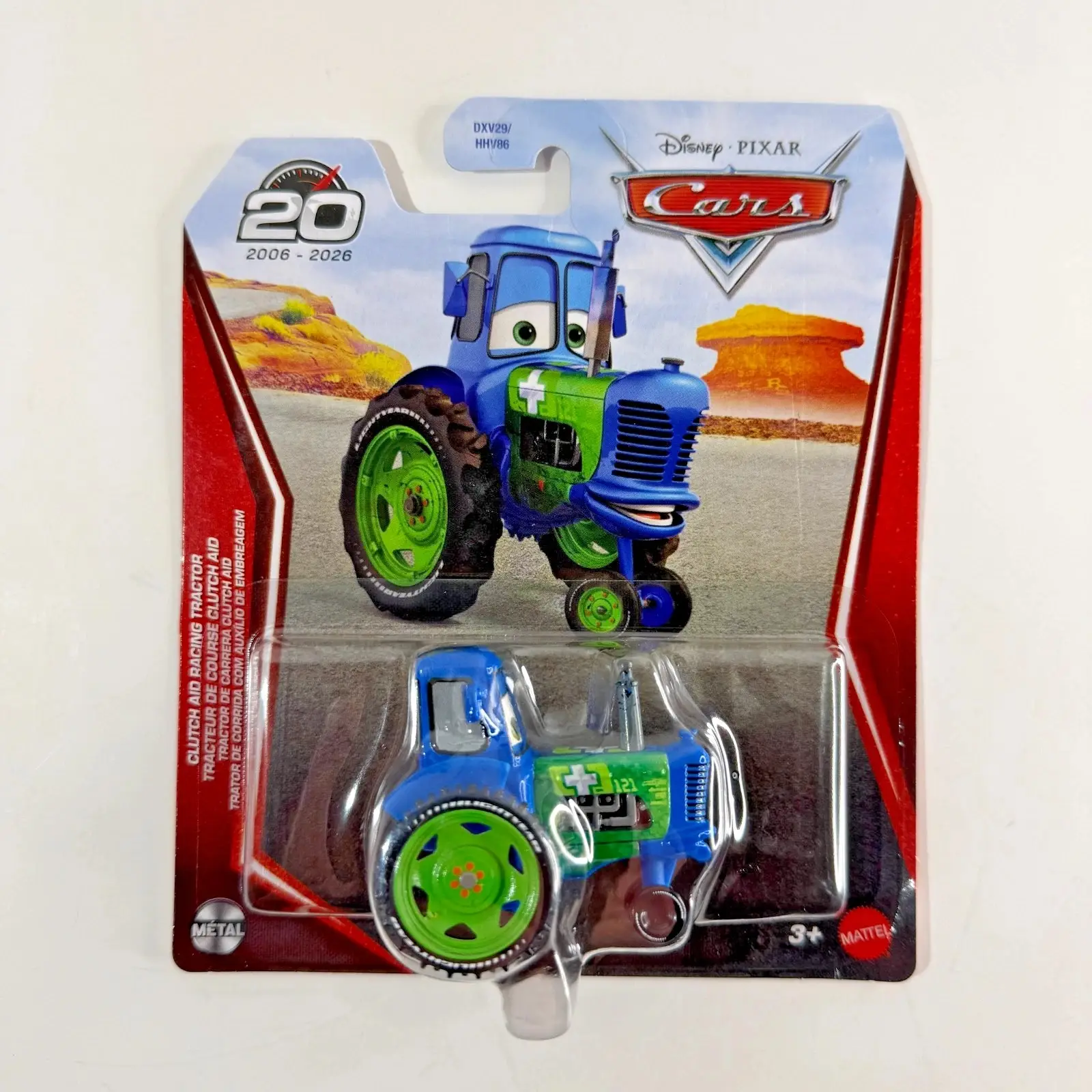 Disney Pixar Cars 20. Yıl Clutch Aid Racing Tractor Metal Diecast Araç 2026 