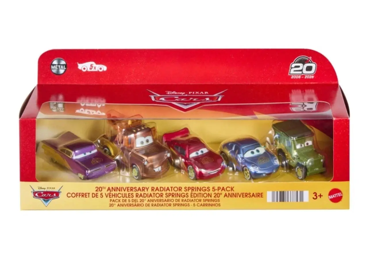 Disney Pixar Cars 20. Yıl Radiator Springs 5'li Metal Araç Seti JMJ85