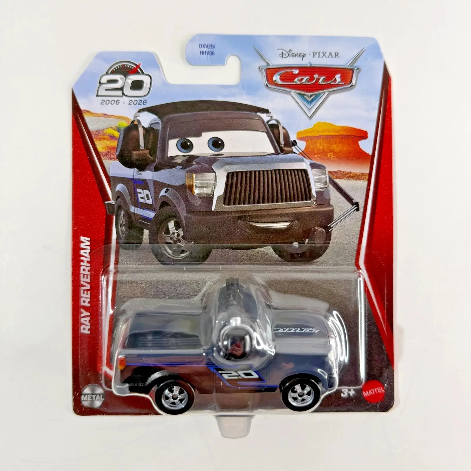 Disney Pixar Cars 20. Yıl Ray Reverham No.20 Metal Diecast Araç 2026