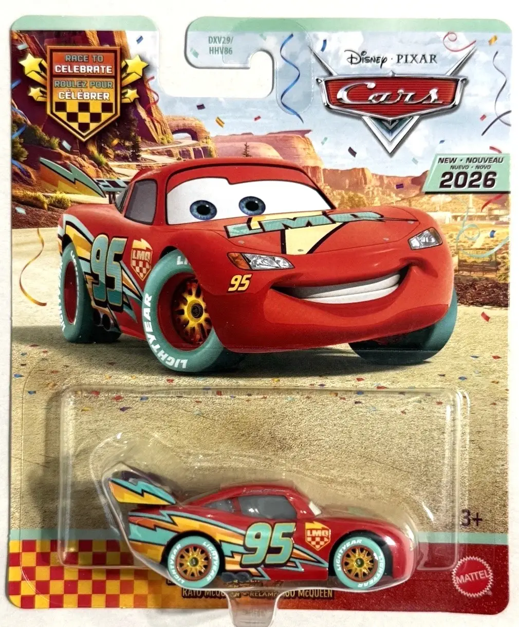 Disney Pixar Cars 2026 Race to Celebrate Lightning McQueen 95 Metal Diecast Araç