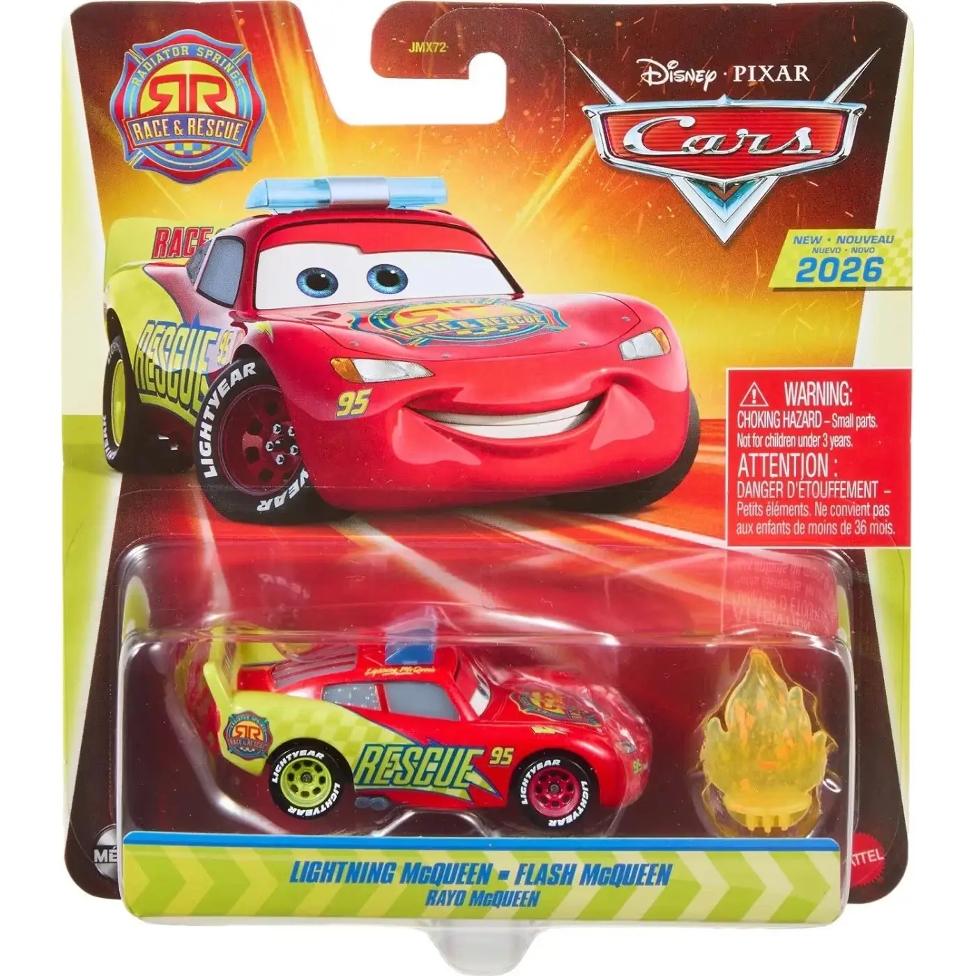 Disney Pixar Cars Race & Rescue Lightning McQueen Kurtarma Aracı 2026 JMX72