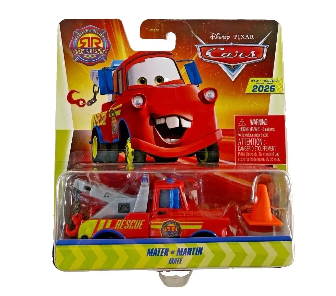 Disney Pixar Cars Race & Rescue Mater Kurtarma Aracı Aksesuarlı JMX72
