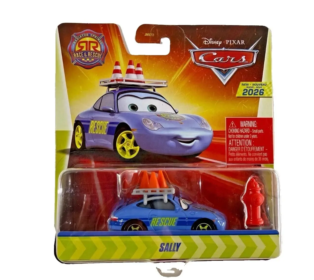 Disney Pixar Cars Race & Rescue Sally 2026 Kurtarma Aracı ve Aksesuar JMX72