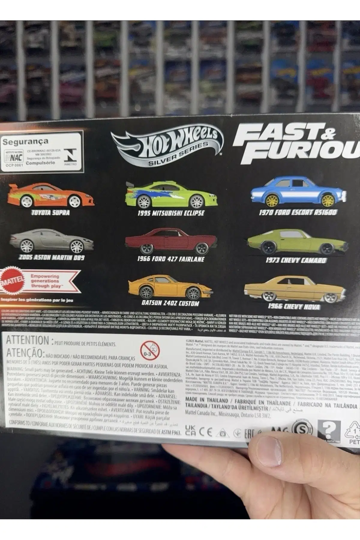 Hot Wheels Fast and Furious 10'Lu Set 2025 Oyuncak Arabalar