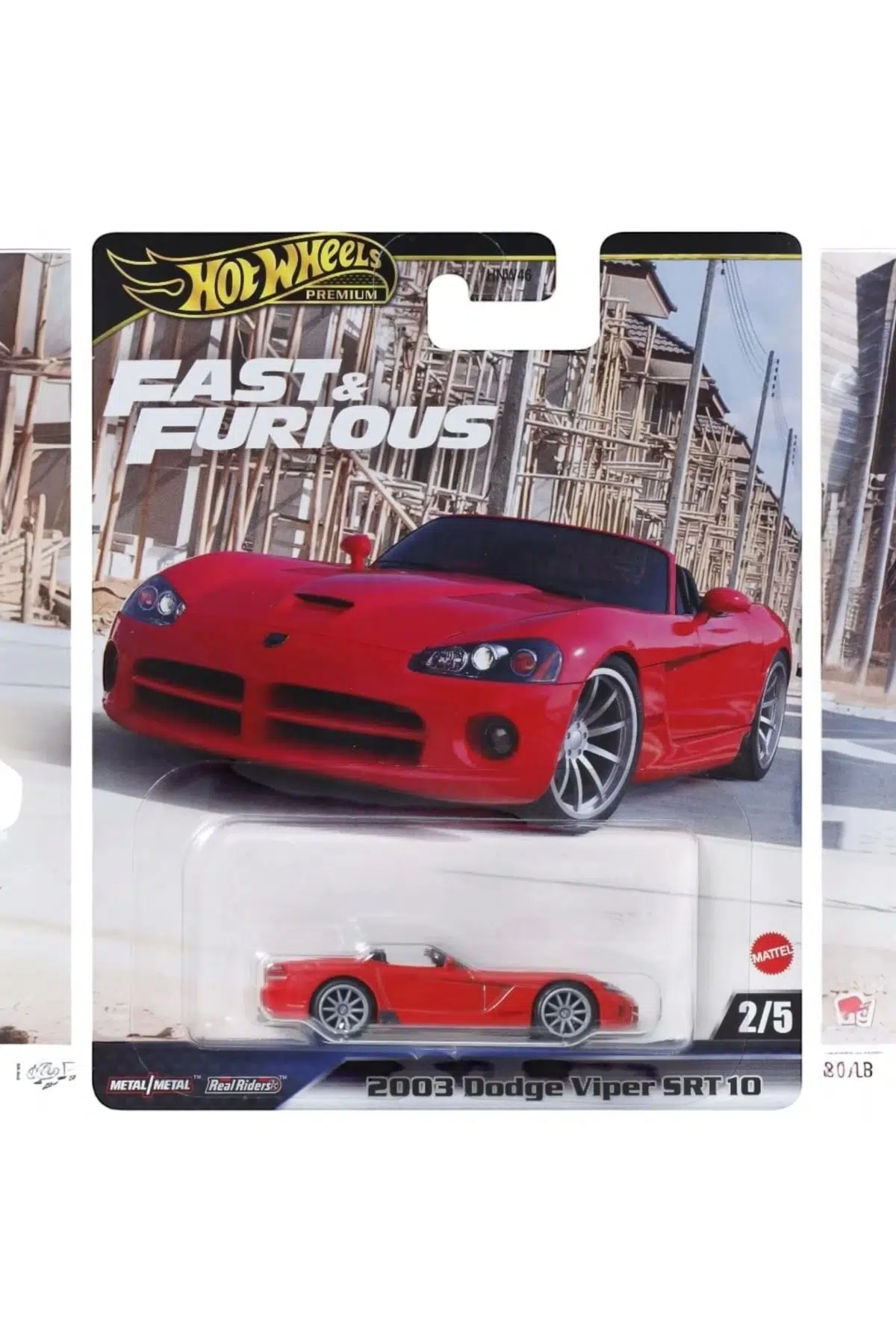 Hot Wheels Fast-Furious Premium Araba 2003 DODGE VIPER SRT10 HNW46-JBL85
