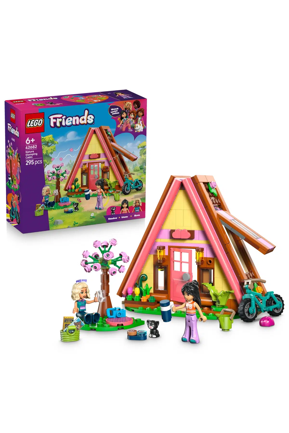 Lego® Friends Doğa Kampı Kulübesi 42682 - 6 Yaş Üzeri Çocuklar için Oyuncak Yapım Seti (295 Parça)
