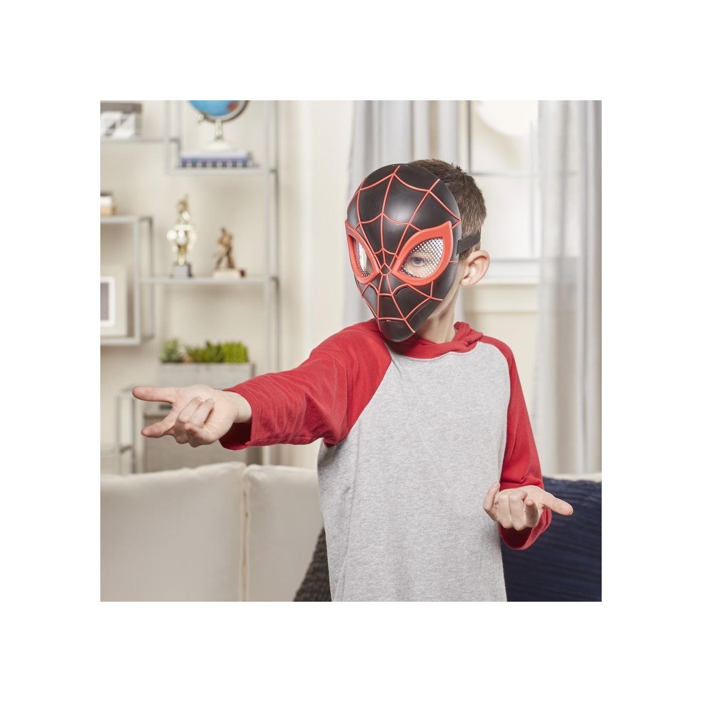 Hasbro Marvel Spider-Man Miles Morales Kahraman Maskesi – Çocuk Kostüm Aksesuarı Hasbro Marvel Spider-Man Miles Morales Kahraman Maskesi – Çocuk Kostüm Aksesuarı