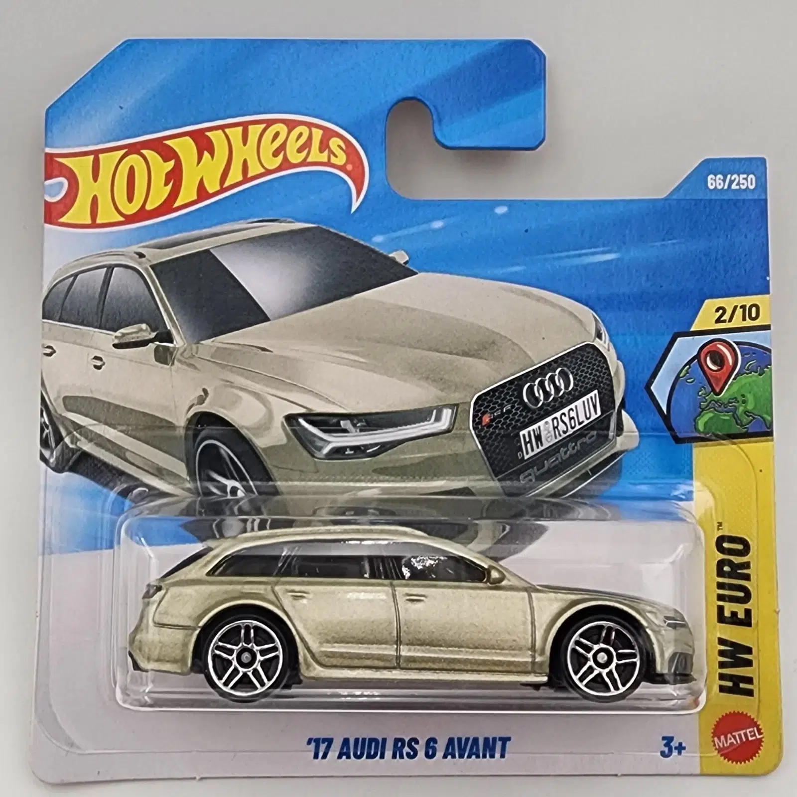 Hot Wheels '17 Audi RS 6 Avant 2026 Mainline HW Euro 2/10 66/250 Diecast Model Araba