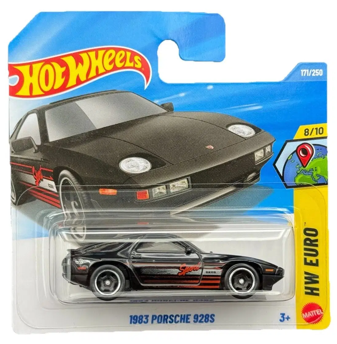 Hot Wheels 1983 Porsche 928S 2026 Mainline HW Euro 8/10 171/250 Diecast Model Araba