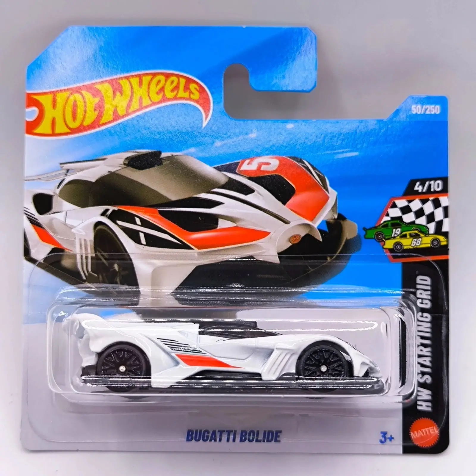 Hot Wheels 2026 Bugatti Bolide Beyaz HW Starting Grid 50/250 1:64 Model Araba