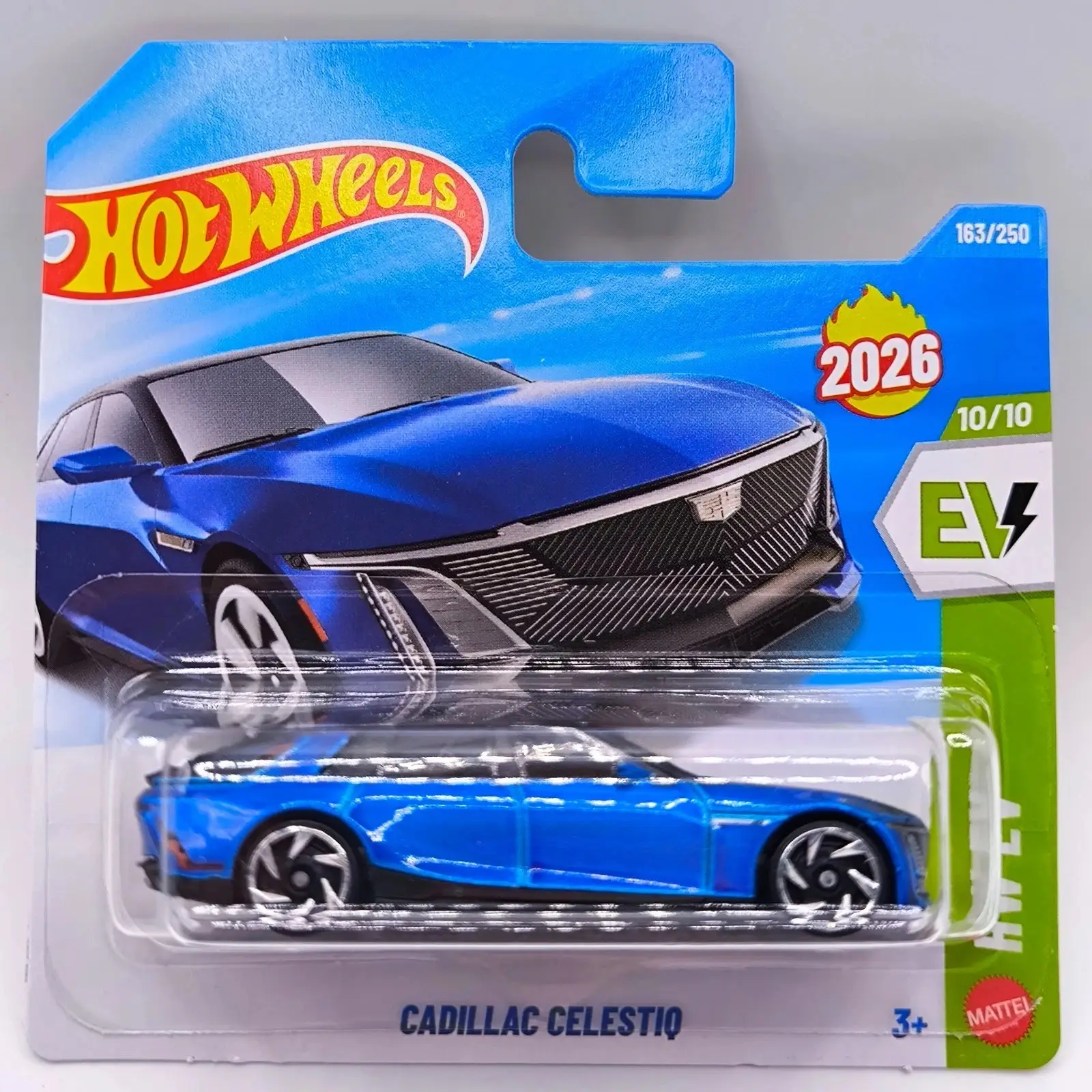 Hot Wheels 2026 Cadillac Celestiq Mavi 1:64 Diecast Metal Model Araba HW EV 163/250