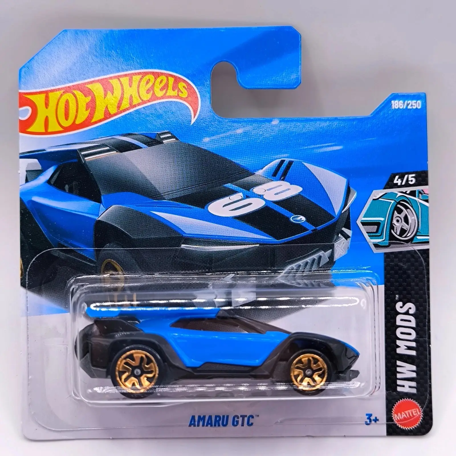 Hot Wheels 2026 HW Mods Amaru GTC Mavi 186/250 1:64 Model Araba