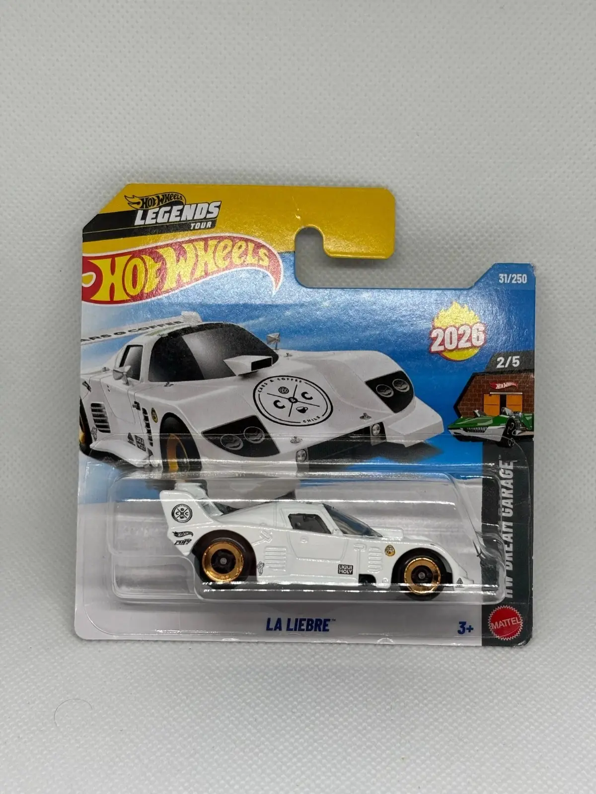 Hot Wheels 2026 La Liebre HW Dream Garage 2/5 Beyaz Model Araba 31/250