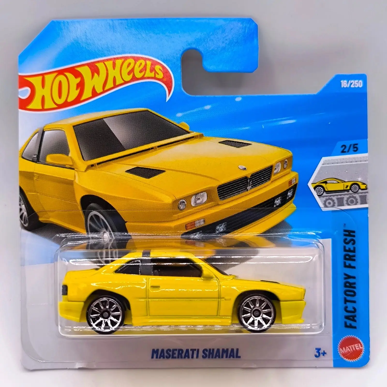 Hot Wheels 2026 Maserati Shamal Sarı Factory Fresh 16/250 1:64 Model Araba