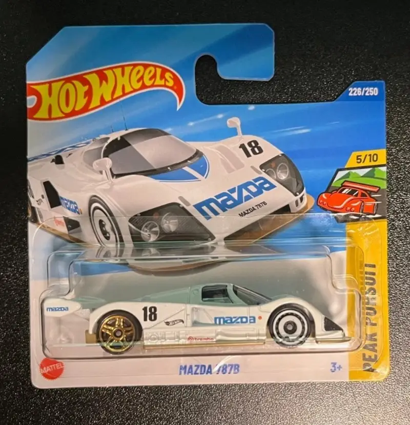 Hot Wheels 2026 Mazda 787B Beyaz Mavi 1:64 Metal Model Yarış Arabası 226/250