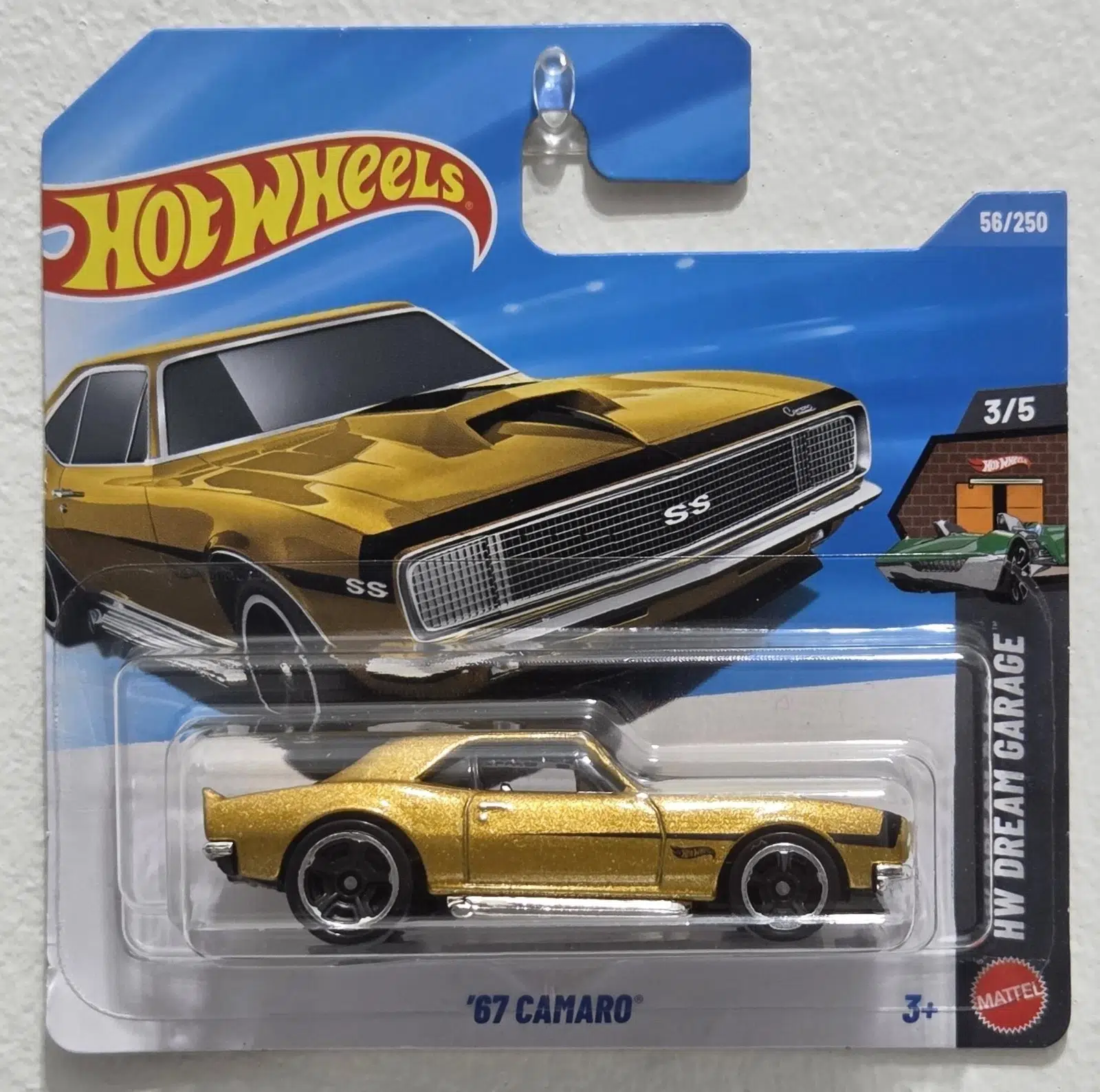Hot Wheels 67 Camaro HW Dream Garage 3/5 56/250 Altın Renk