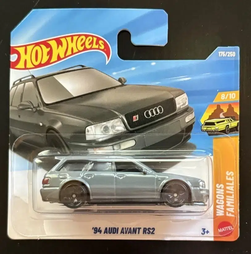 Hot Wheels '94 Audi Avant RS2 2026 Mainline Wagons 8/10 175/250 Diecast Model Araba