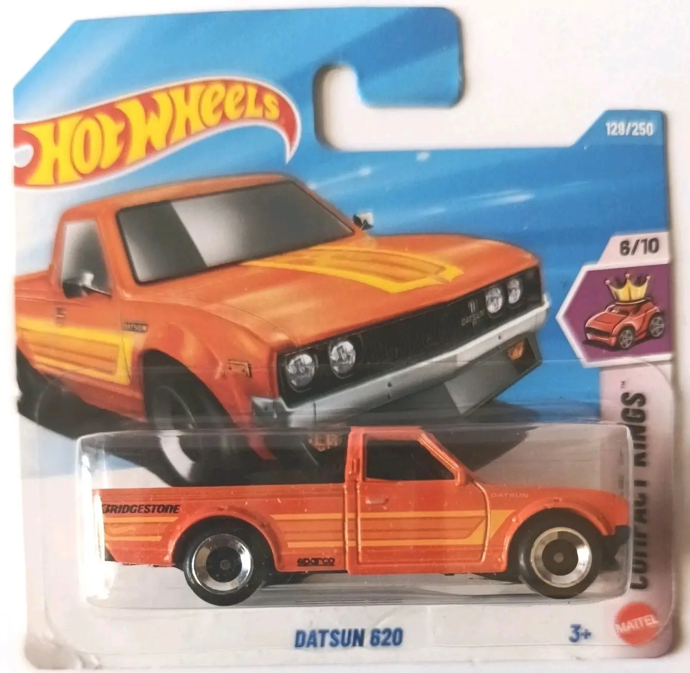 Hot Wheels Datsun 620 Turuncu 1:64 Metal Model Pickup Araba 128/250