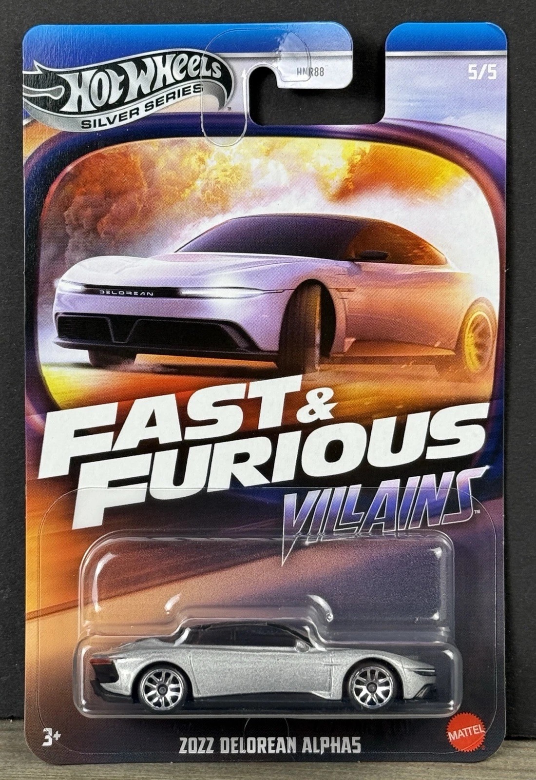 Hot Wheels Fast & Furious 2022 DeLorean Alphas Die-Cast Araba Hot Wheels Fast & Furious 2022 DeLorean Alphas Die-Cast Araba