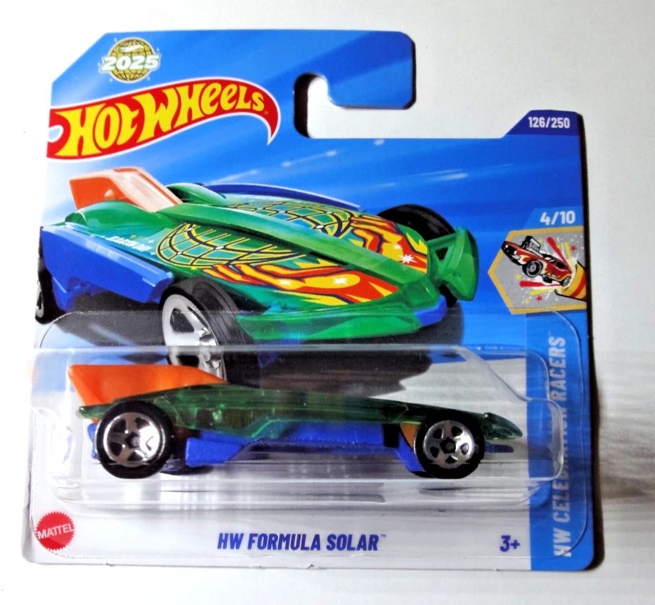 Hot Wheels Formula Solar – HW Celebrating Racers 2025 Serisi 126/250 Hot Wheels Formula Solar – HW Celebrating Racers 2025 Serisi 126/250