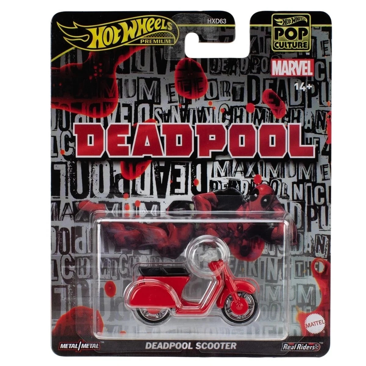 Hot Wheels Pop Culture Deadpool Scooter – Marvel Lisanslı Koleksiyon Aracı Hot Wheels Pop Culture Deadpool Scooter – Marvel Lisanslı Koleksiyon Aracı