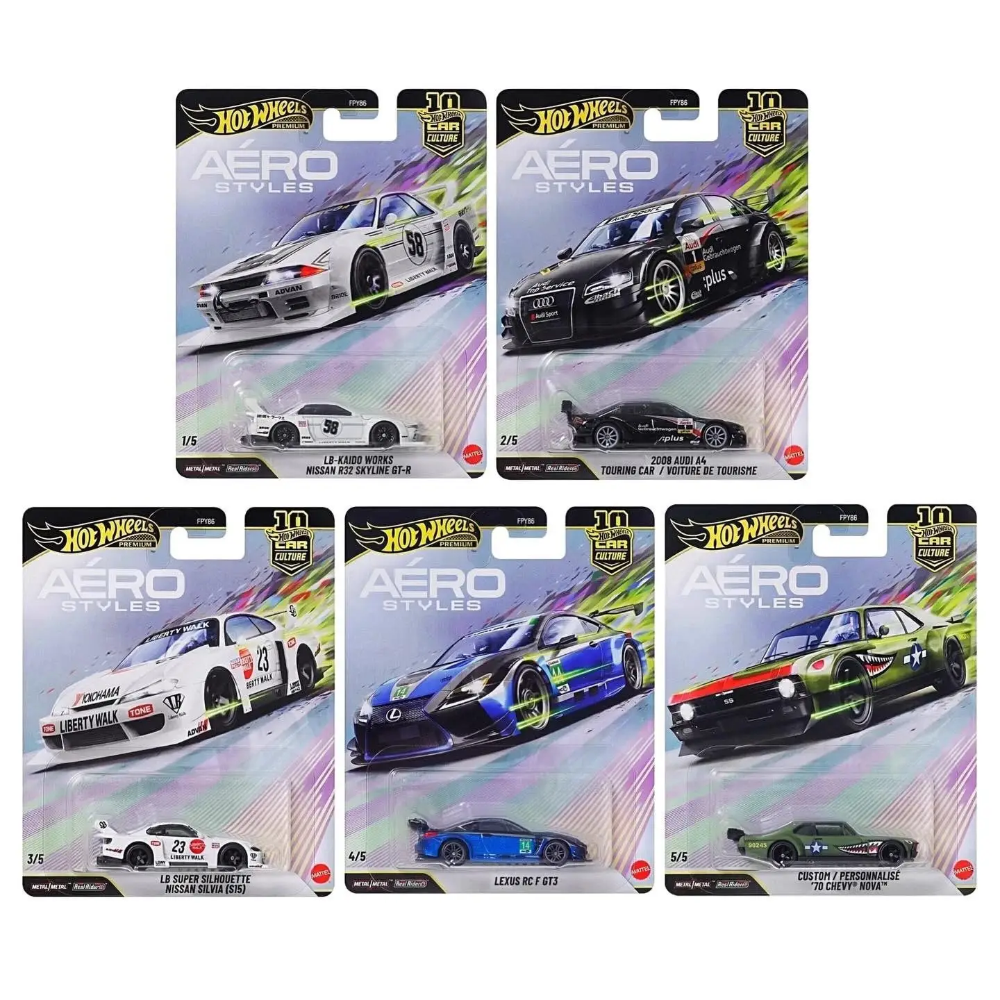 Hot Wheels Premium Car Culture Aero Styles 2026 1:64 Diecast Model Araba Serisi